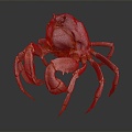 Modern Crab Soldier Crab Sea Crab 3d model