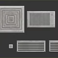 Different Types Of Modern Ventilation Grilles In Various Shapes And Designs