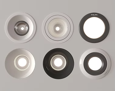 Modern Downlight Spotlight Recessed Downlight 3d model