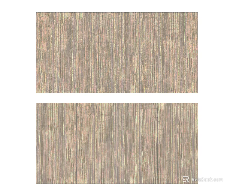 Natural Wood Grain Bedroom Accent Wall With Light Brown Vertical Texture 3d model 