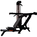 Seated Chest Press Fitness Machine with Adjustable Seat and Weight Stack for Strength Training