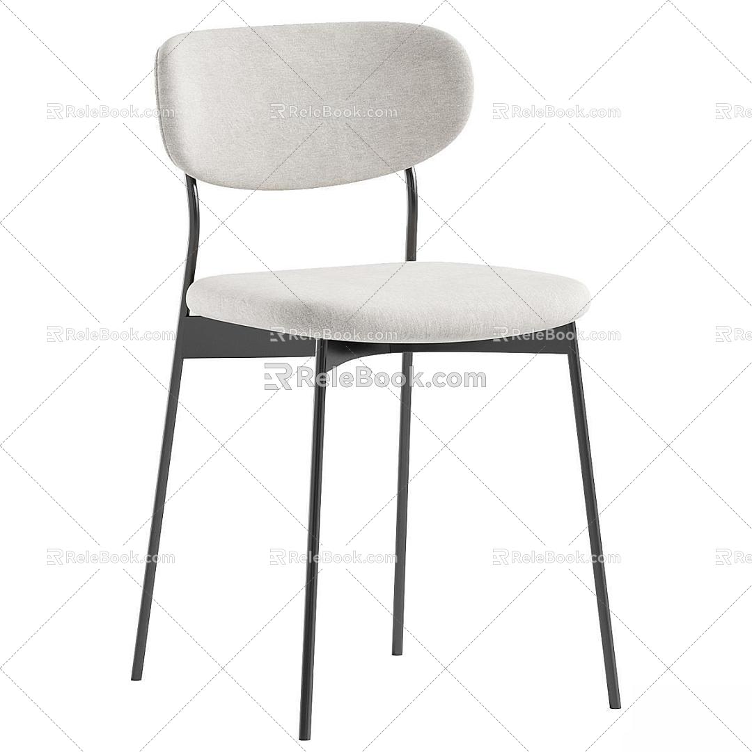 Dining Chair Single Chair 3d model