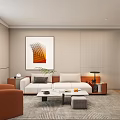 Modern Office Interior Design With Comfortable Sofa Coffee Table Wall Art And Large Windows