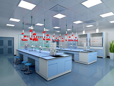 Modern Laboratory Chemistry Laboratory Biology and Chemistry Laboratory model