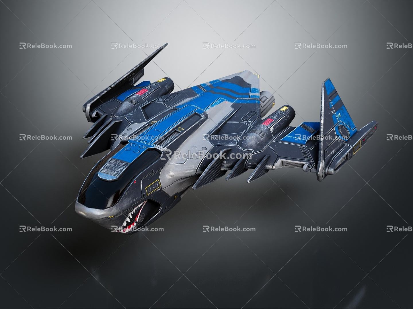 Modern Fighter Fighter Fighter Sci-fi Fighter 3d model