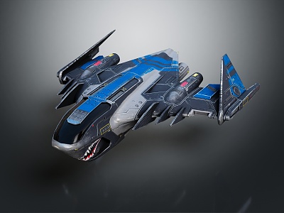 Modern Fighter Sci-fi Fighter 3d model