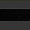 Car Tire With Silver Alloy Rim And Black Tread Design For Vehicles
