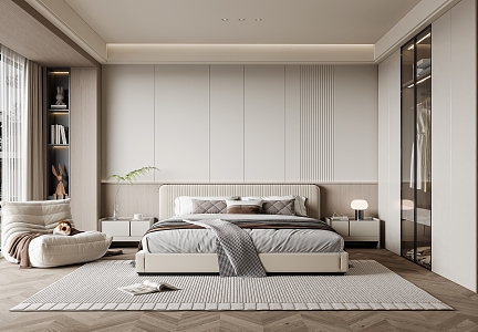 Modern Bedroom Home Bedroom 3d model