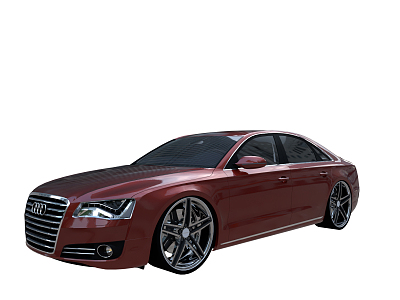 Hyundai Car Audi Car 3d model