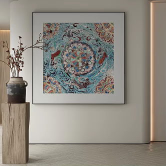 decorative painting 3d model