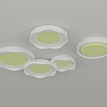 Modern minimalist ceiling lamp 3d model