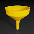 Yellow Kitchen Funnel For Efficient Cooking And Food Preparation