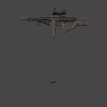 Modern Black Tactical Rifle With Mounted Scope And Ergonomic Grip Design 3d model