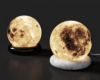 lunar lamp lunar lamp decorative lamp 3d model