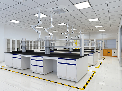 Modern Laboratory Physical and Chemical Laboratory 3d model