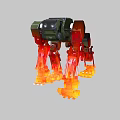 Ape Lava Robot Quadruped Robot Science Fiction Robot Mechanical Beast 3d model