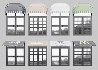 Modern Canopy Awning 3d model