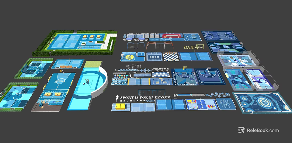 Fire Rescue Climbing Surface Safety Design And Layout For Building Emergencies 3d model 