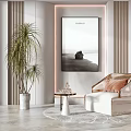 Modern Single Sofa Casual Sofa 3d model