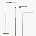 Sleek Modern Floor Lamps In Black White Gold Colors For Contemporary Home Decor