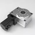 Industrial Precision Rotary Table Mechanical Equipment With Metal Structure And Black Motor Component