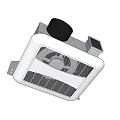 Public Facility Ceiling Mounted Exhaust Fan With Efficient Ventilation Grille System