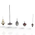 Various Design Pendant Lights With Different Colors For Interior Decoration
