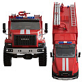 modern fire truck 3d model