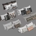 Modern Decorative Throw Pillows In Neutral Tones With Striped And Geometric Designs For Home Decor