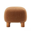 sofa stool pouf 3d model