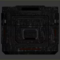 Sturdy Black Storage Box With Industrial Design For Daily Living Essentials