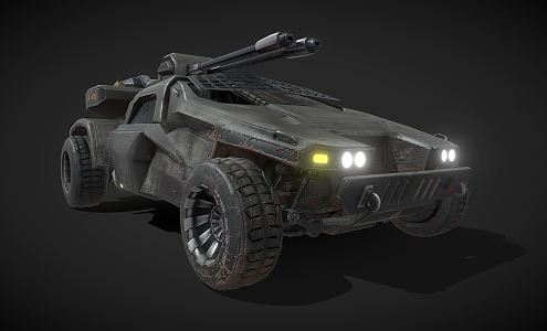 Industrial LOFT Military Vehicle Predator Military Vehicle 3d model