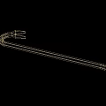 Heavy Duty Steel Crowbar Hardware Tool For Construction And Demolition Work