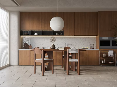 Quiet Restaurant Home Restaurant 3d model