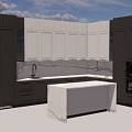 Jane's Open Kitchen 3d model