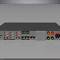 Modern Electronic AV Receiver With Multiple Audio Video Ports And Controls