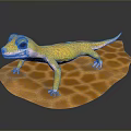 Lizard Anime Lizard Chameleon Cartoon Lizard Reptile Cold Blooded Animal Reptile Class 3d model
