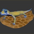 Lizard Anime Lizard Chameleon Cartoon Lizard Reptile Cold Blooded Animal Reptile Reptile Class 3d model