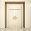 Decorative Coat Cabinet Coat Cabinet Light Luxury Wardrobe Minimalist Wardrobe 3d model