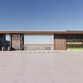 new chinese style gate 3d model