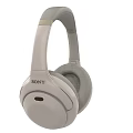 Sony Gray Over Ear Headphones With Soft Ear Cushions And Adjustable Headband Design