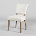 Dining Chairs In Various Colors And Styles For Home Interior 3d model