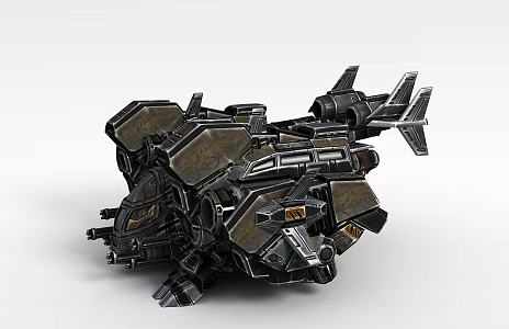 deformed aircraft 3d model