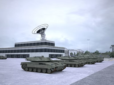 Modern Tanks 3d model