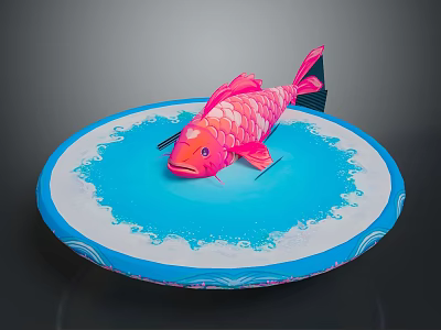 Cold Water Fish Goldfish Gold Grass Gold Cold Water Parrot Koi Double Tailed Gold Red Hat Lanshou Longjing 3d model