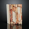 Decorative Wood Stone Combination Panel With Natural Textured Design For Interior Wall