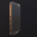 Modern Smartphone Design With Metal Frame Front Camera And Bottom Buttons 3d model