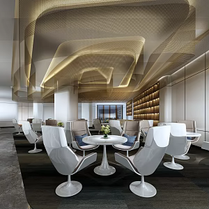 Reception area 3d model