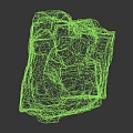 Wooden Texture Stone 3D Models Displayed From Different Angles With Structural Details