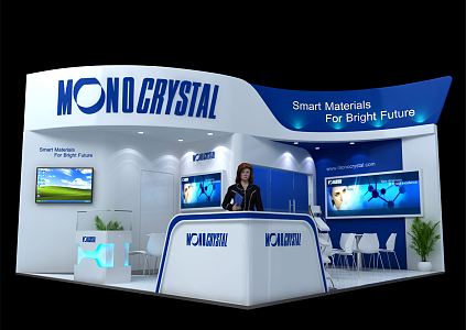 Modern Exhibition Booth Exhibition Hall 3d model